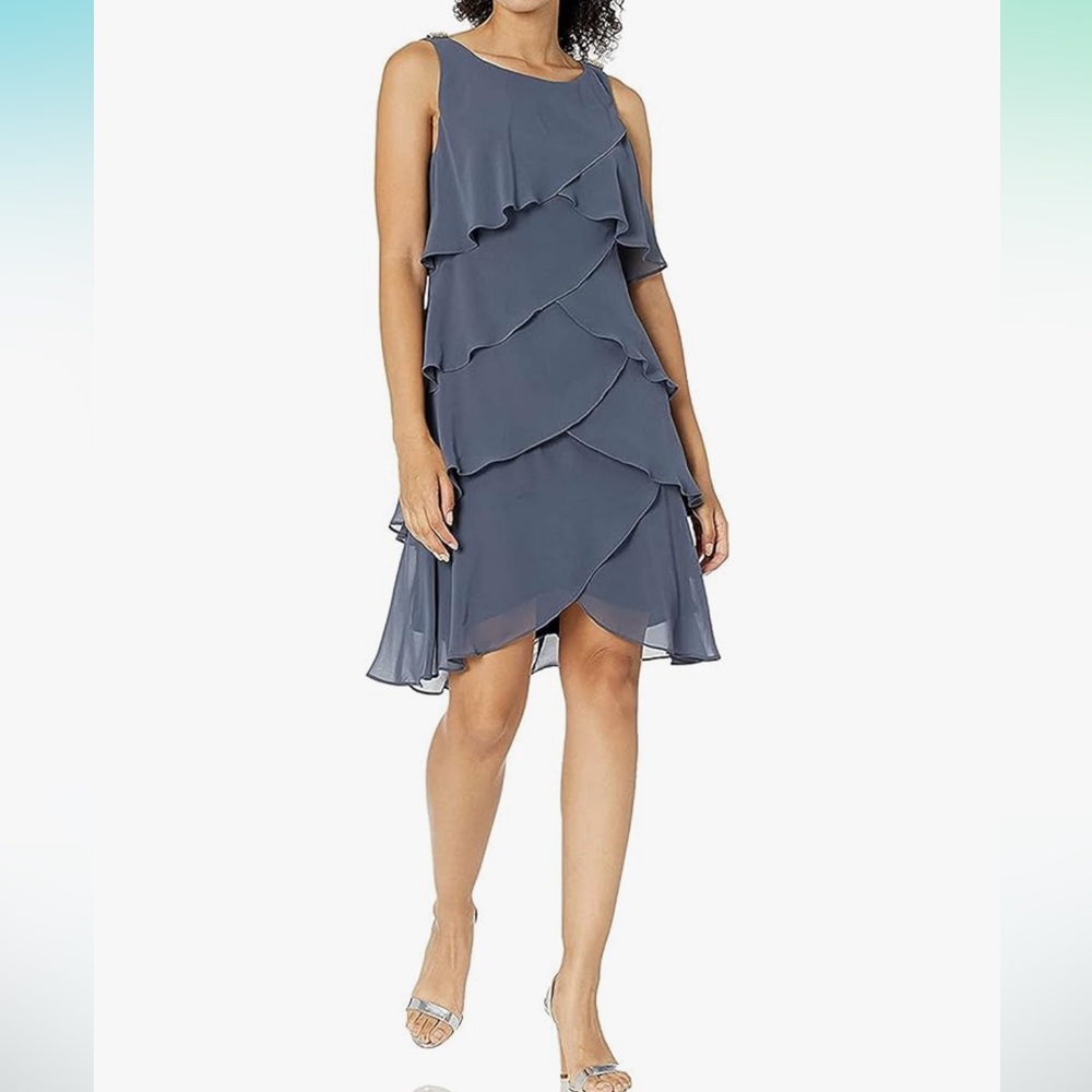 NWOT S.L. NY Fashions Tiered Dress